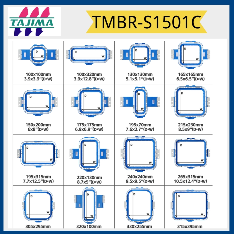 Embroidery Hoop Plastic - Sewpassion-Magnetic Embroidery Hoops for Tajima, Mighty