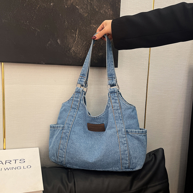 Embroidery Class - Cowboy Canvas Tote Bag for Women