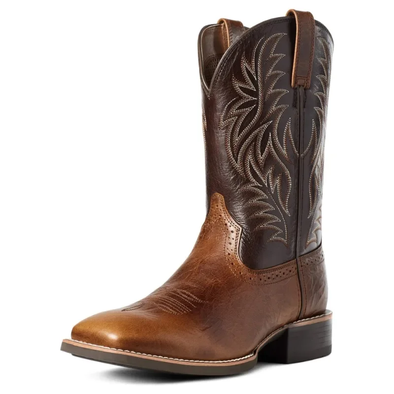 Embroidery Threads - Men High Boots Embroidery Retro Handmade