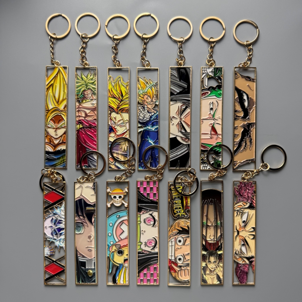 Embroidery Ring - Anime Metal Hollow Out Keychains Cute