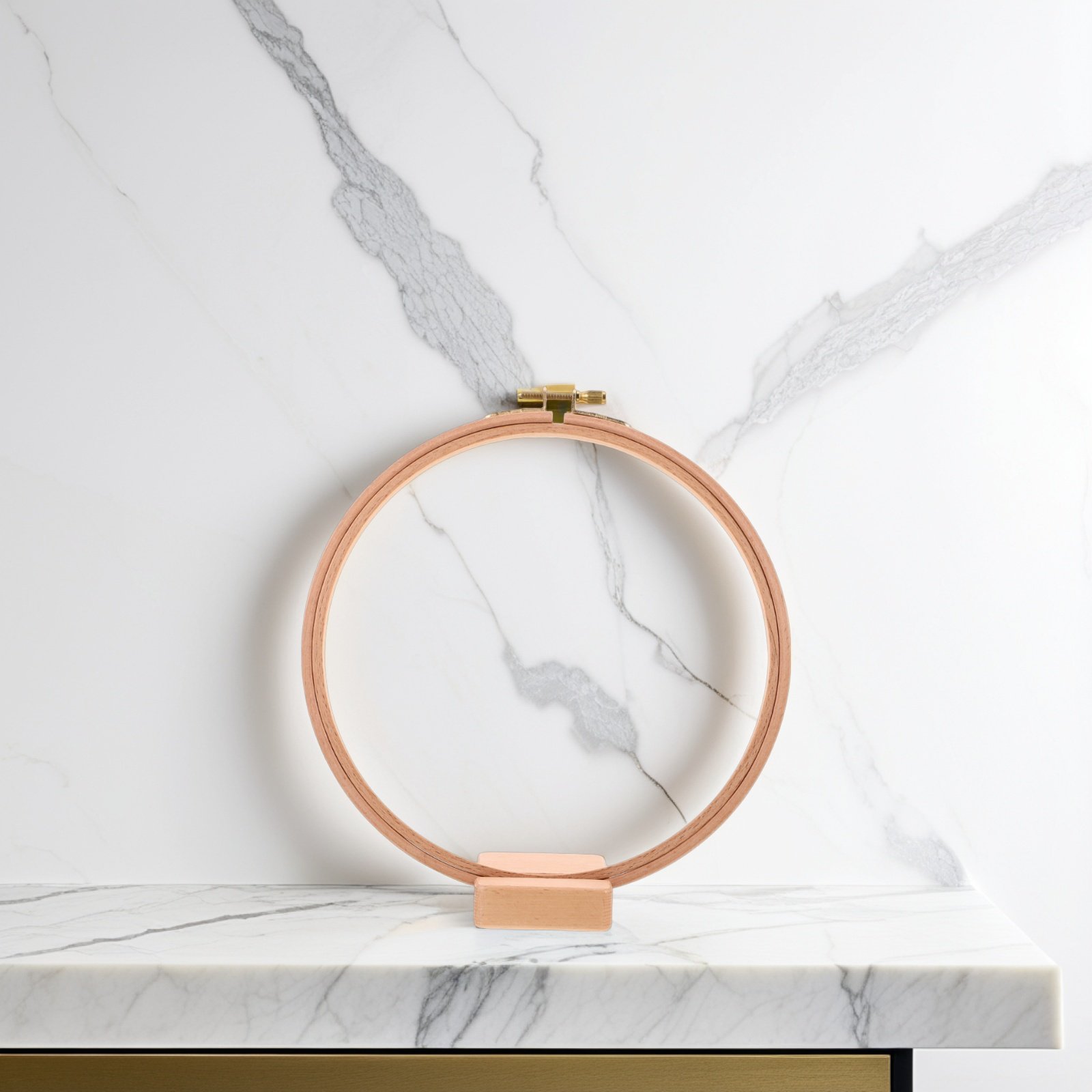 Embroidery Hoop Plastic - 1Set Artisan Wooden Embroidery Hoop Stand