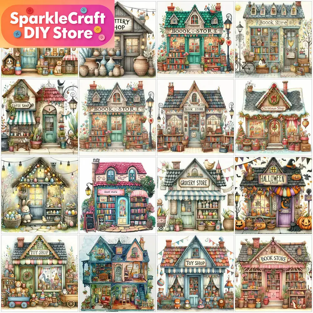 Embroidery House - 1pc frameless 5D Diamond Painting Store