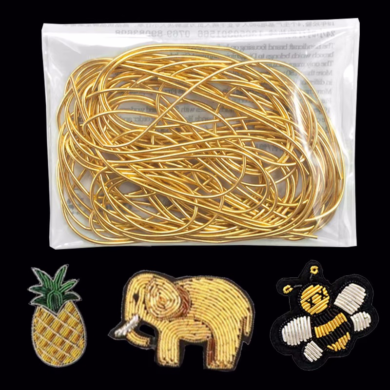 Embroidery Threads - 2.6M 1-1.5mm Bullion Wire French Coil