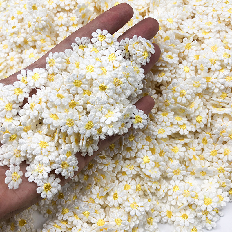Embroidery Yellow - 50 PCS Embroidery Water-soluble Lace DIY