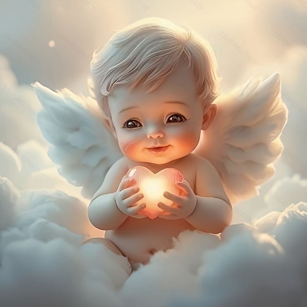 Embroidery Translate - Love Little Angel Diamond Painting Set