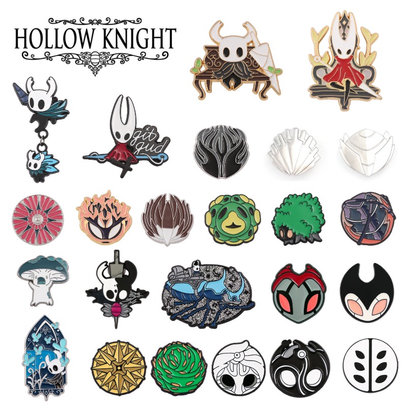 Embroidery Textile - Hollow Knight Alloy Drip Oil Enamel