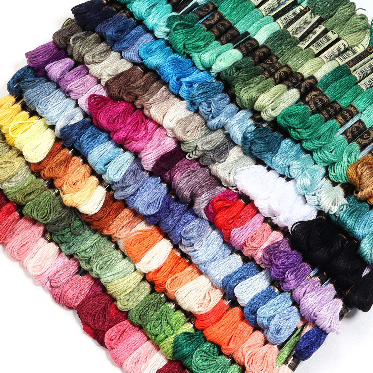 Embroidery Tools - 6Pcs/Lot Multicolor Polyester Embroidery Thread Cross