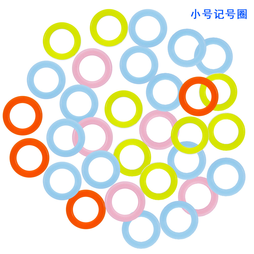 Embroidery Hoop Plastic - 100pcs/Pack Round Knit Knitting Marking Circles