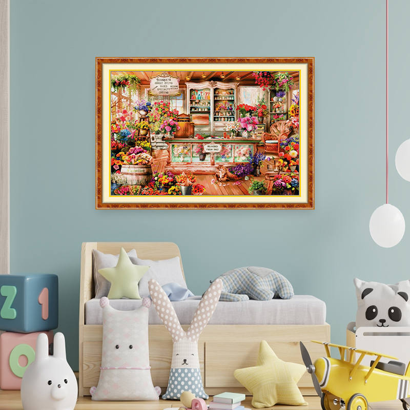 Embroidery Meaning - Joy Sunday Flower Shop Pattern Cross