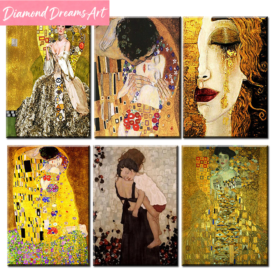 Embroidery Translate - Love Kiss Diamond Painting Gustav Klimt