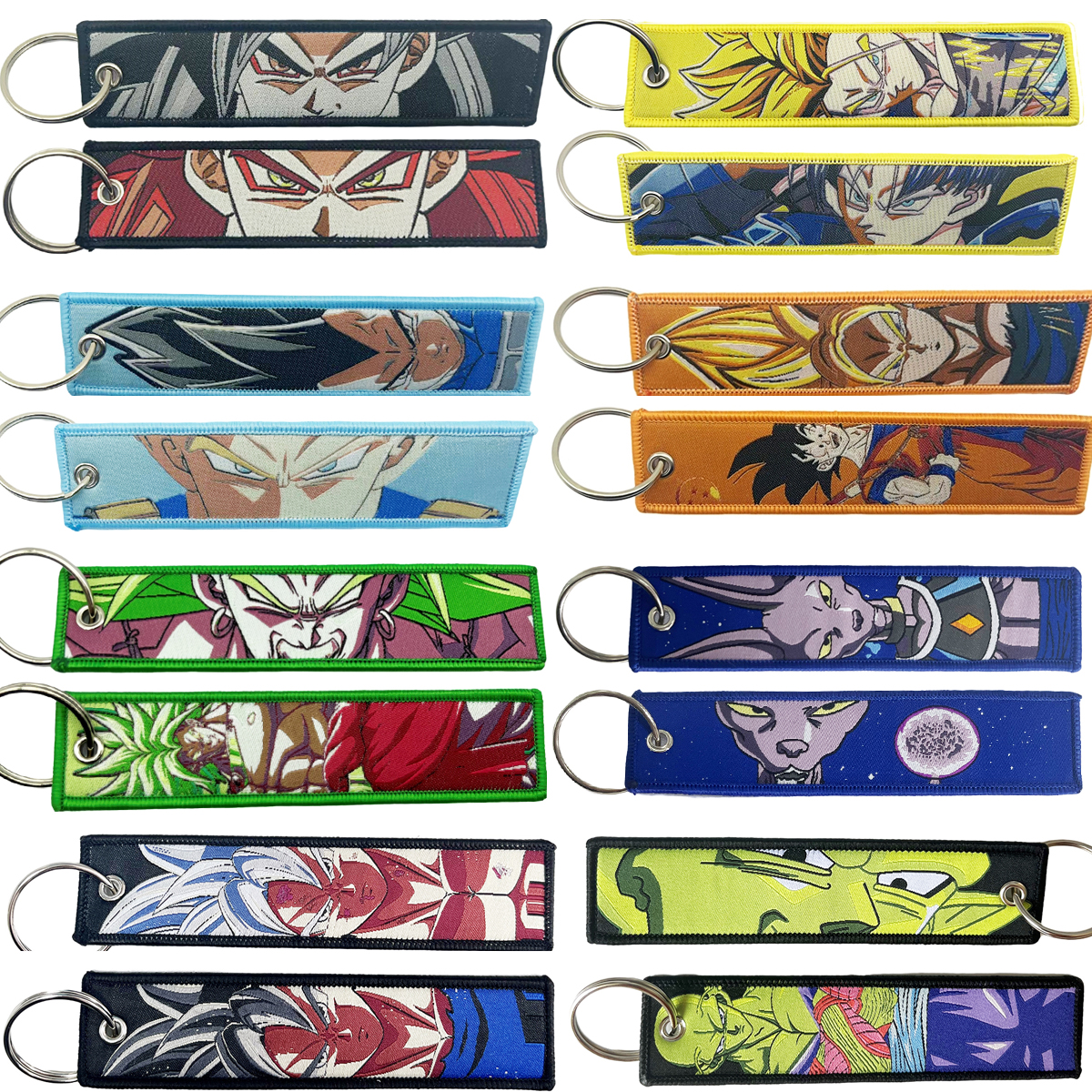 Embroidery Ring - Dragon Ball Embroidery Keychain Bookmark Cute