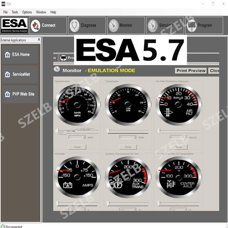 Embroidery Software - PACCAR ESA Electronic Service Analyst 5.7