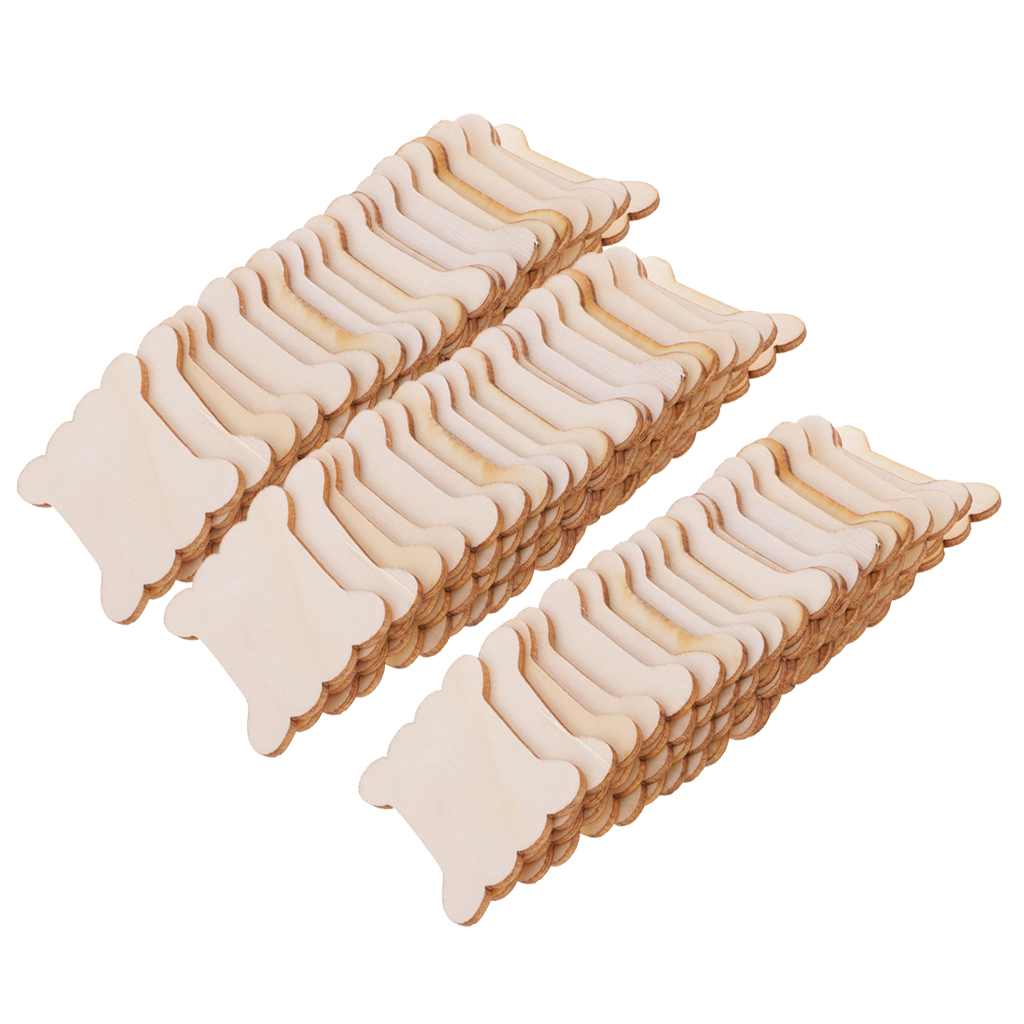 Embroidery Software - 20PCS/40PCS/60PCS Bone Shaped Wooden Floss Thread