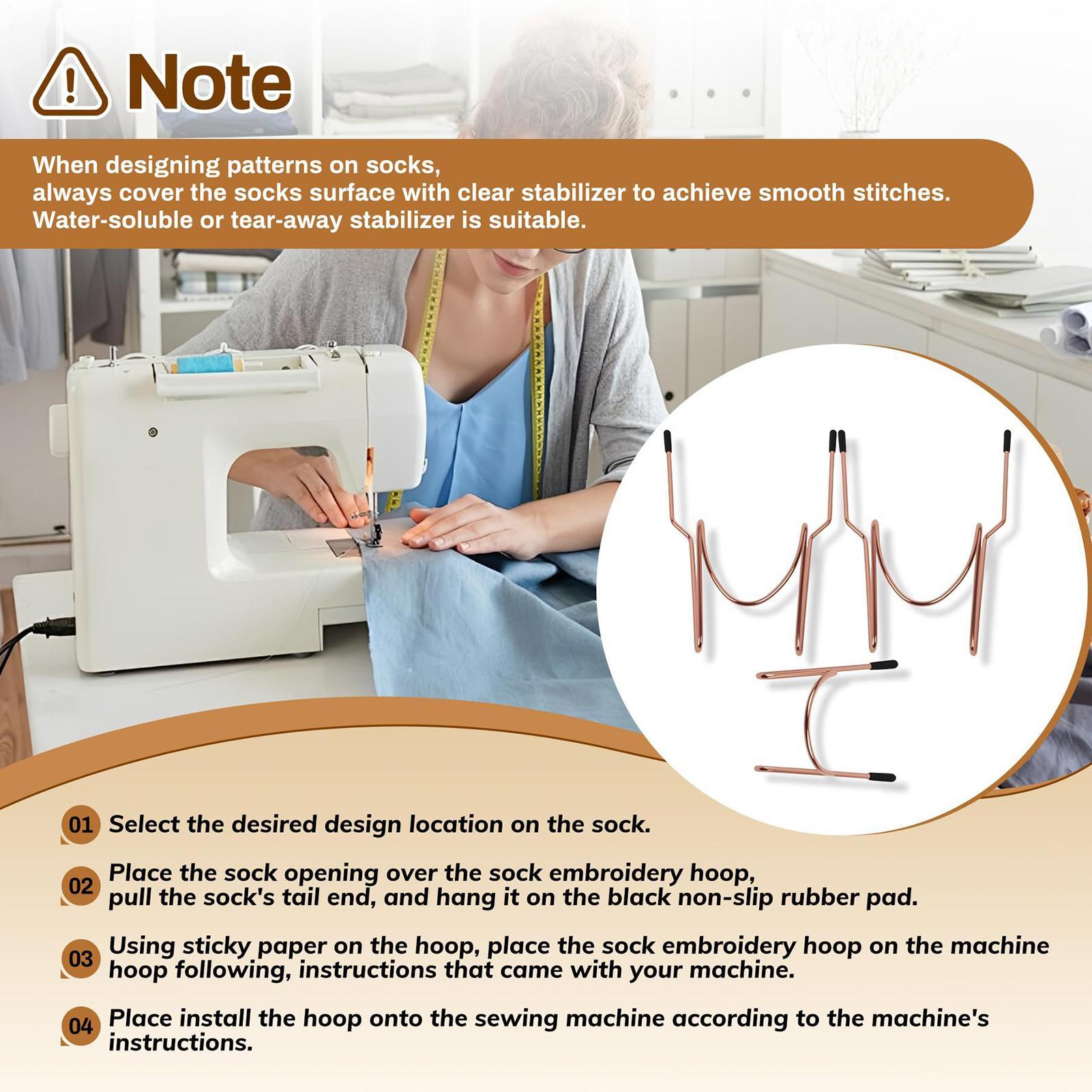 Embroidery Software - Small Embroidery Hoop Portable Easy Socks