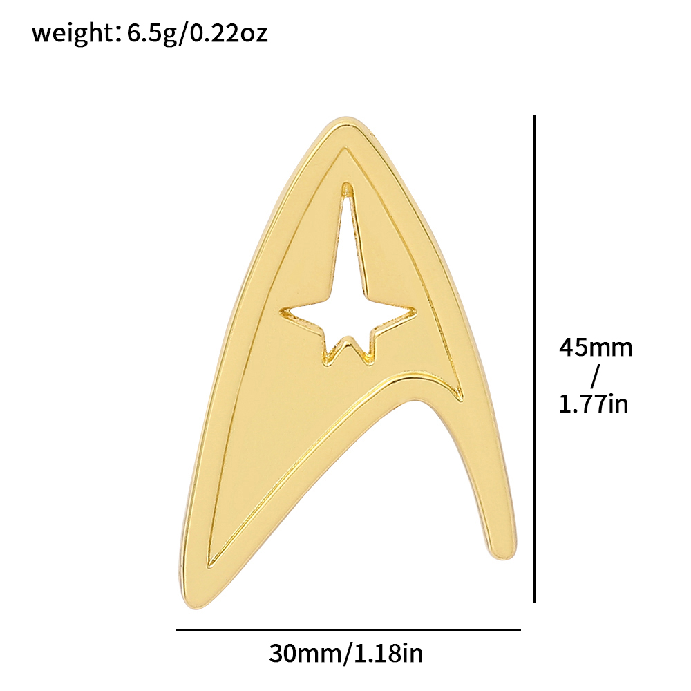 Star Trek Enamel Pins Sci-fi T - Embroidery Textile 评论和价格