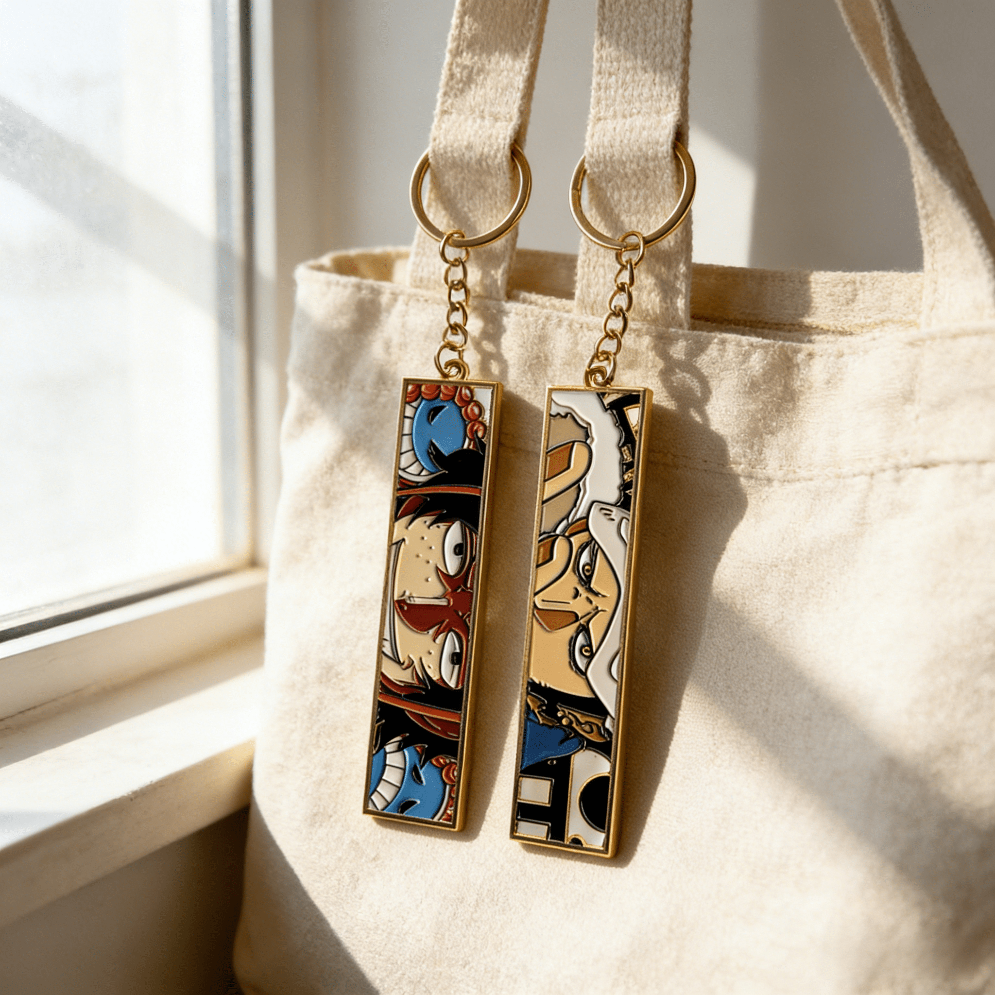 Anime Metal Hollow Out Keychai - Embroidery Ring 评论和价格