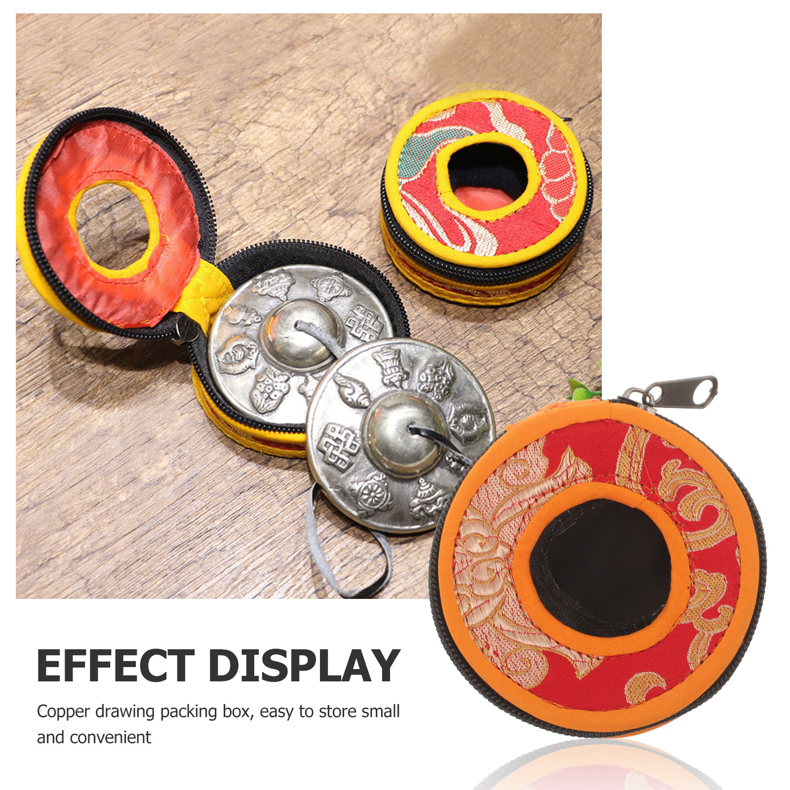 Premium Handmade Finger Cymbal - Embroidery Ring 评论和价格