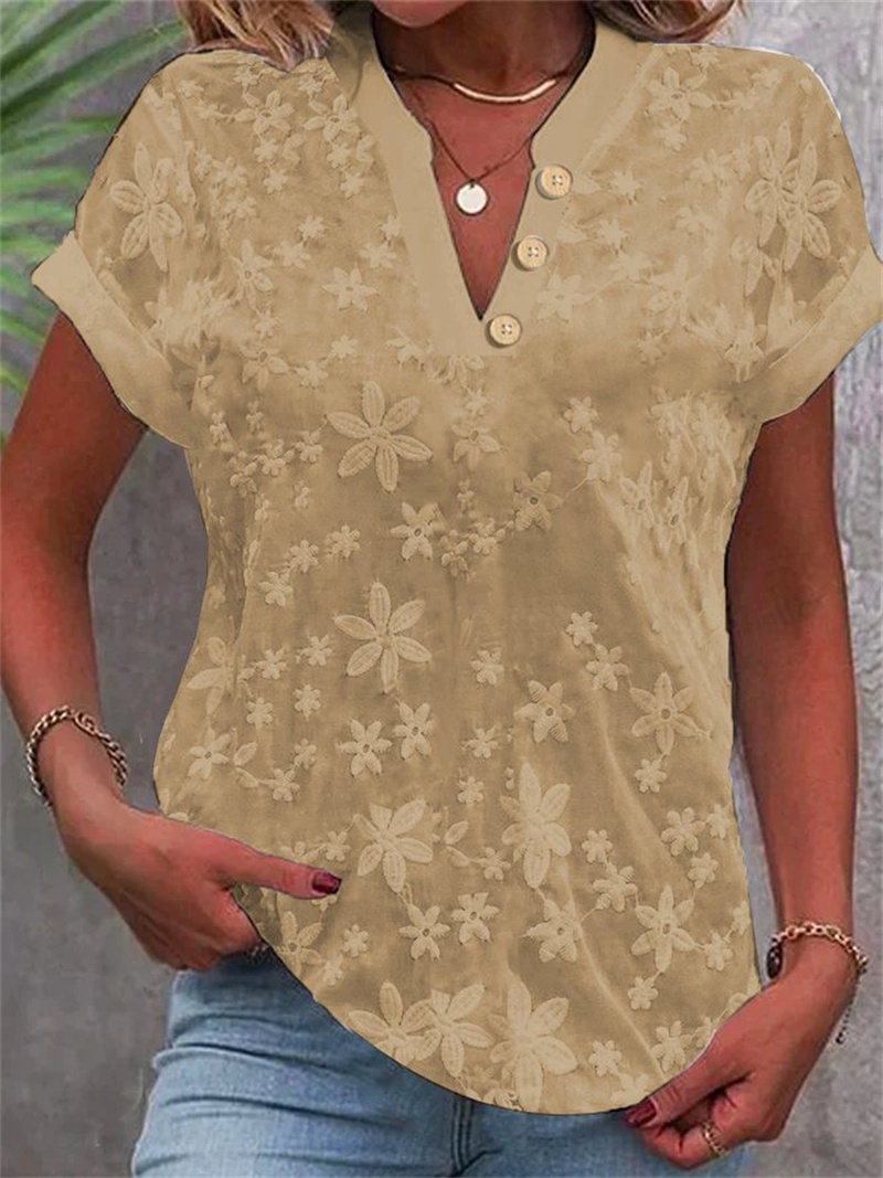 Summer Women White Floral Embr - Embroidery Class 评论和价格