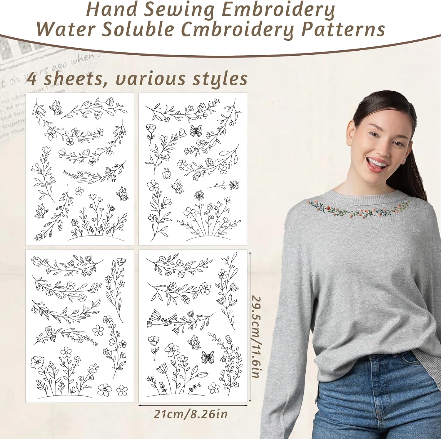 Stick & Stitch Water Soluble E - Embroidery Meaning 评论和价格