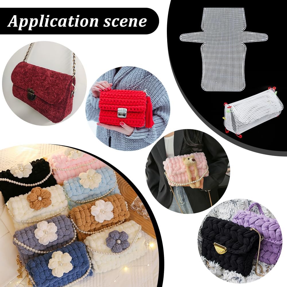 1-4Pcs Plastic Mesh Canvas She - Embroidery Paper 评论和价格