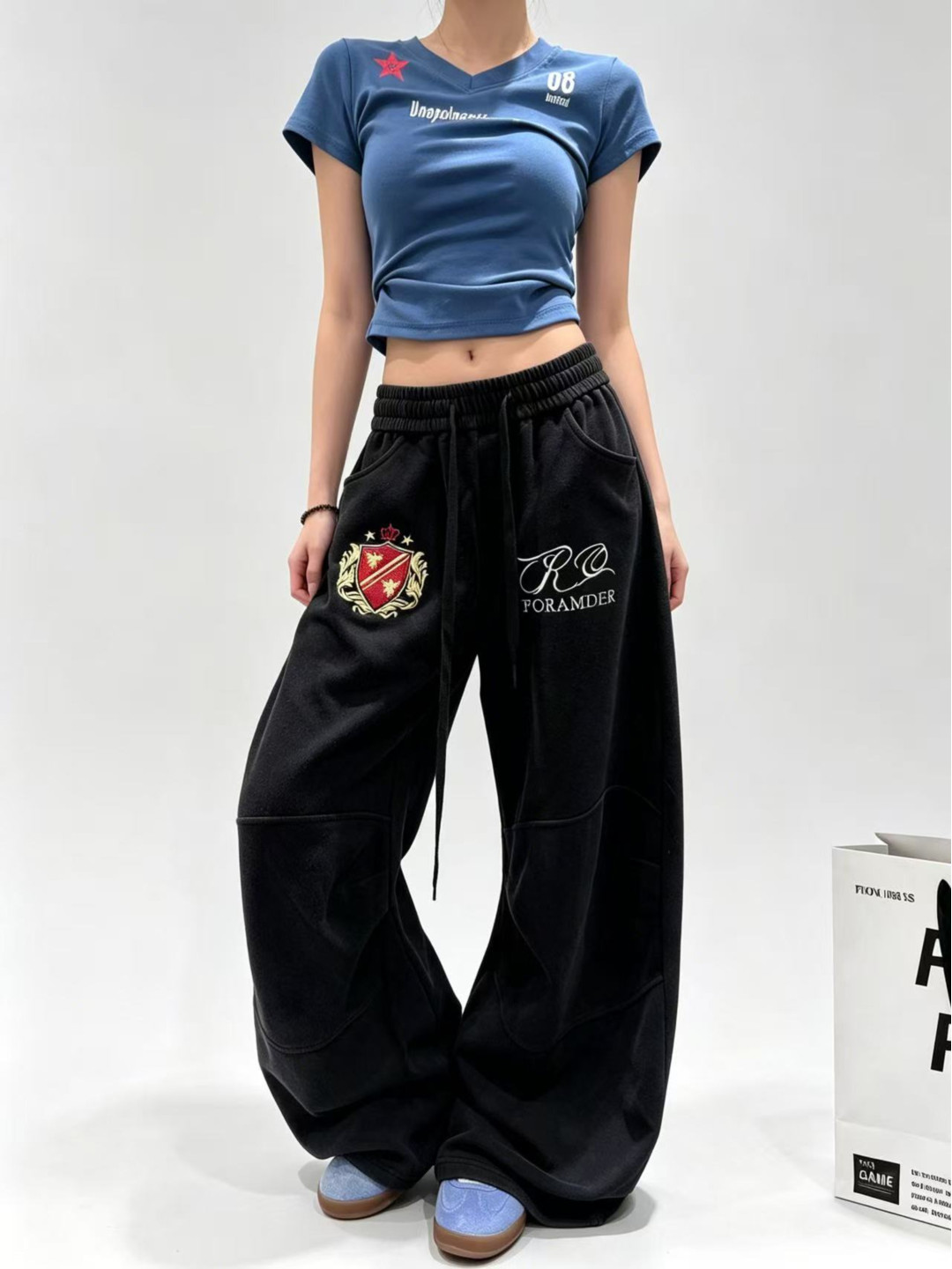 American Retro Street Badge Em - Embroidery Gradient 评论和价格