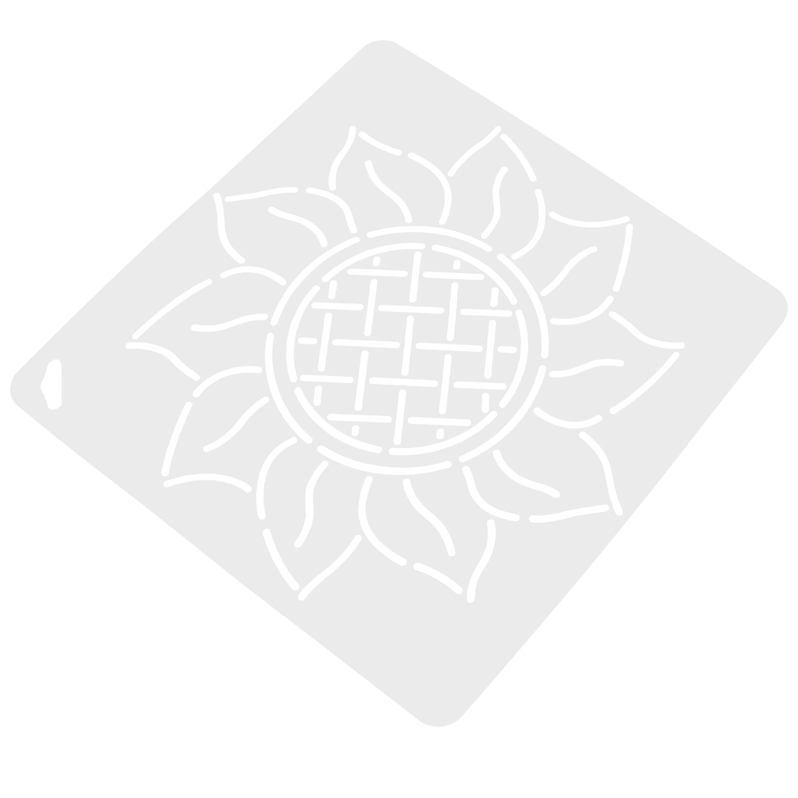 Plastic Quilting Template Holl - Embroidery Tools 评论和价格