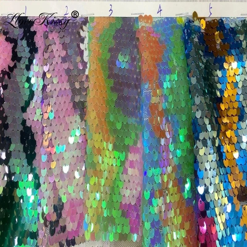 New Glitter Fabric Mesh Embroi - Embroidery Gradient 评论和价格