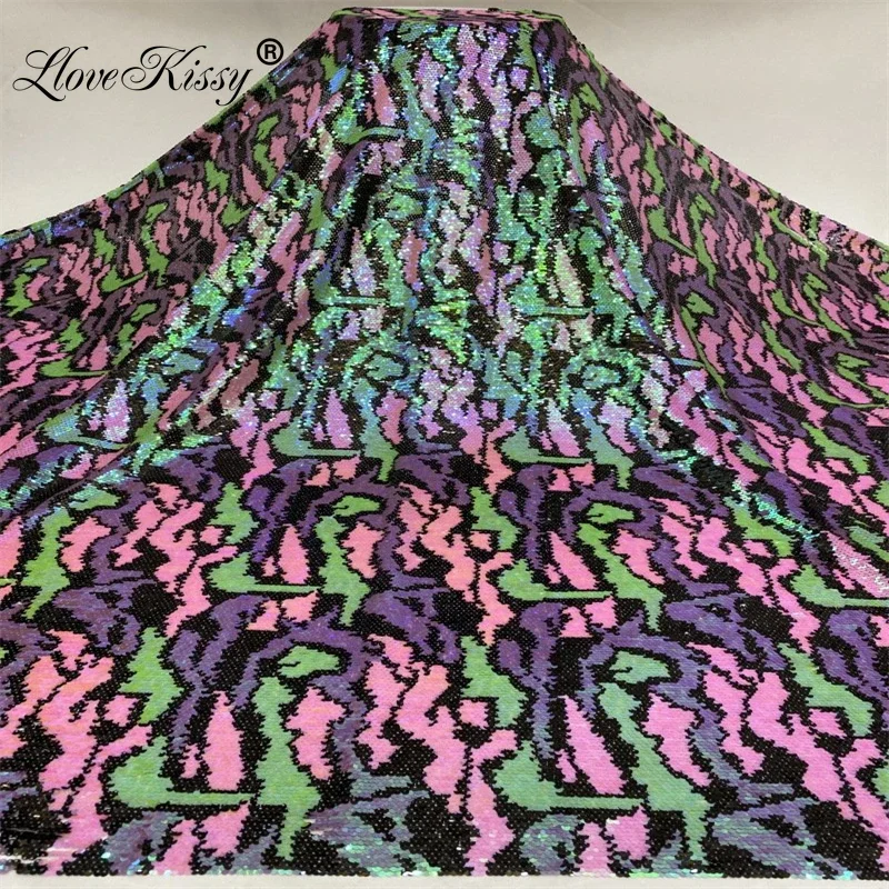 New Glitter Fabric Mesh Embroi - Embroidery Gradient 评论和价格