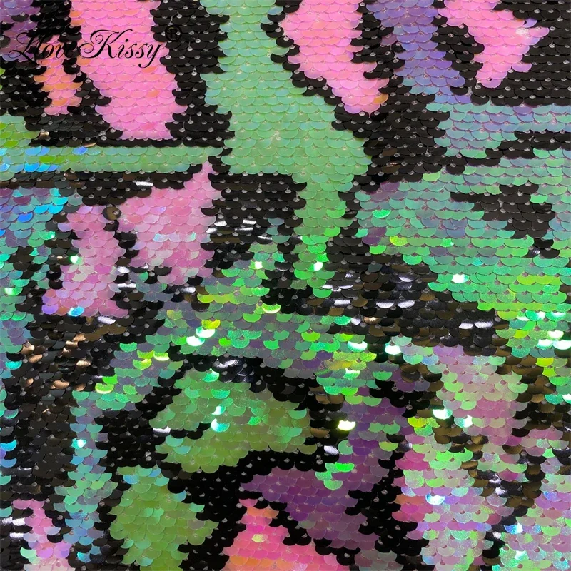 New Glitter Fabric Mesh Embroi - Embroidery Gradient 评论和价格