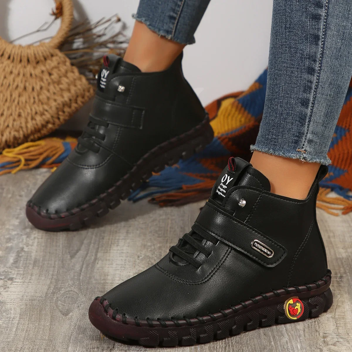 Boots Woman Winter 2025 New Fu - Embroidery Threads 评论和价格