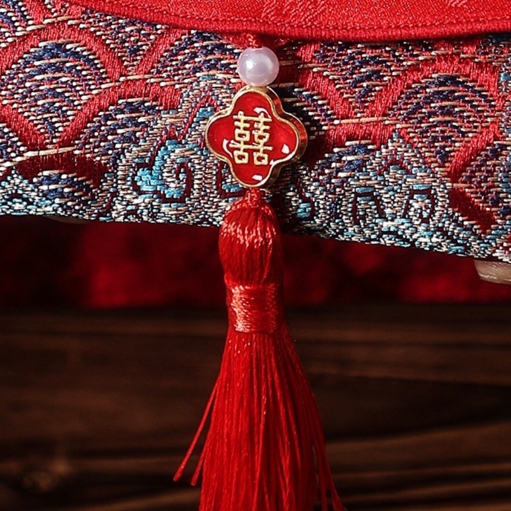 Chinese New Year Brocade Red E - Embroidery House 评论和价格
