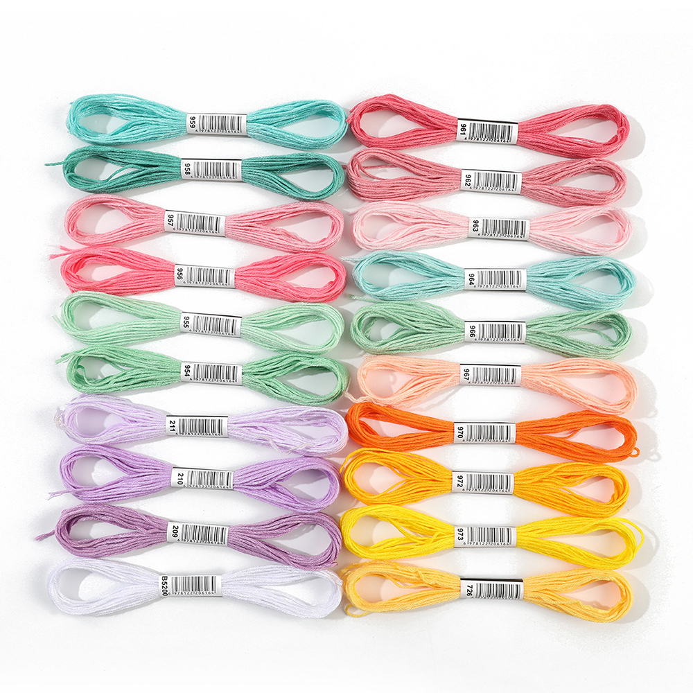 20colors/set Embroidery Floss  - Embroidery Meaning 评论和价格