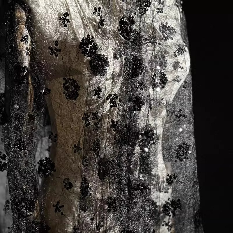 Lace Flower Embroidery Sequine - Embroidery Gradient 评论和价格