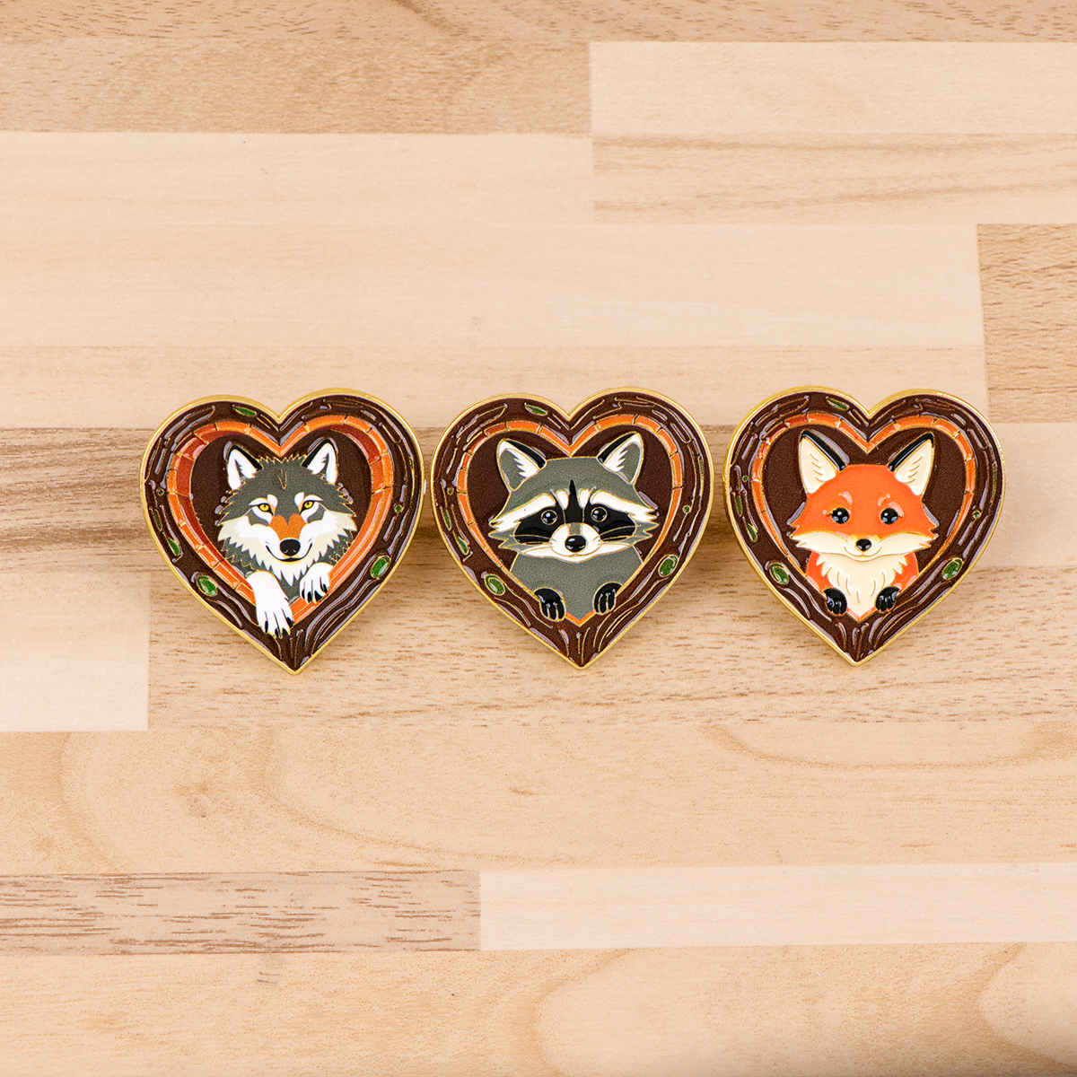 Fox Rose Bear Enamel Pins Anim - Embroidery Textile 评论和价格