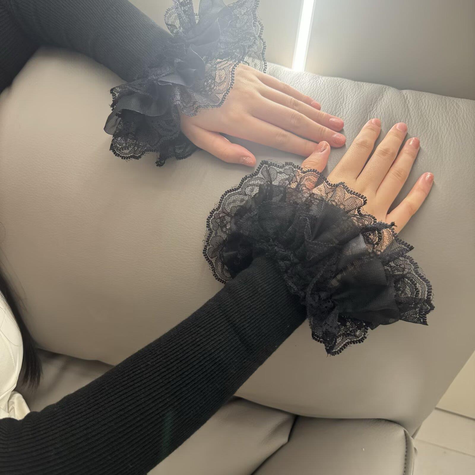* Lolita Hand Sleeve Knitted P - Embroidery House 评论和价格