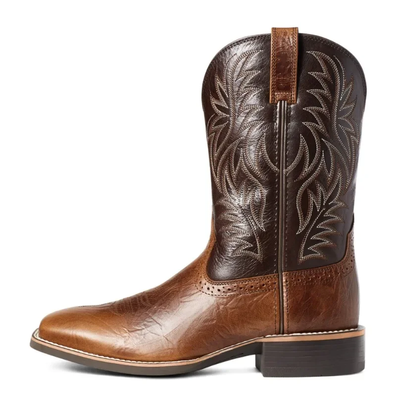 Men High Boots Embroidery Retr - Embroidery Threads 评论和价格