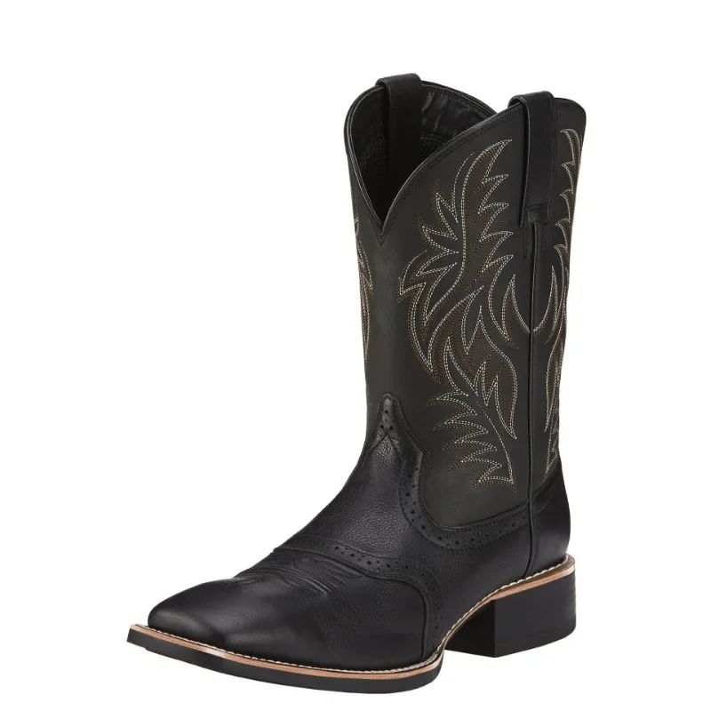 Men High Boots Embroidery Retr - Embroidery Threads 评论和价格