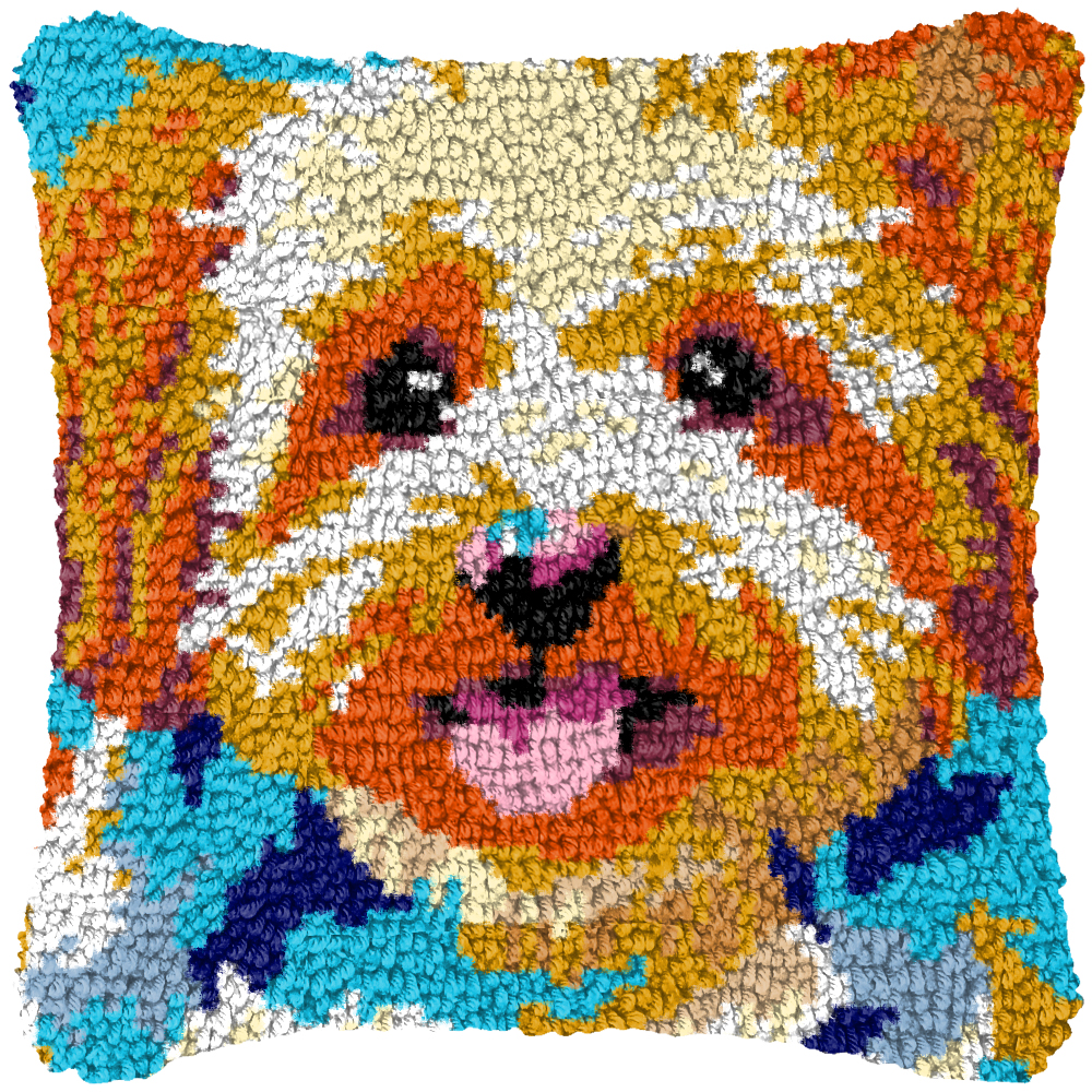 Cute Dog Embroidery Latch Hook - Embroidery Paper 评论和价格