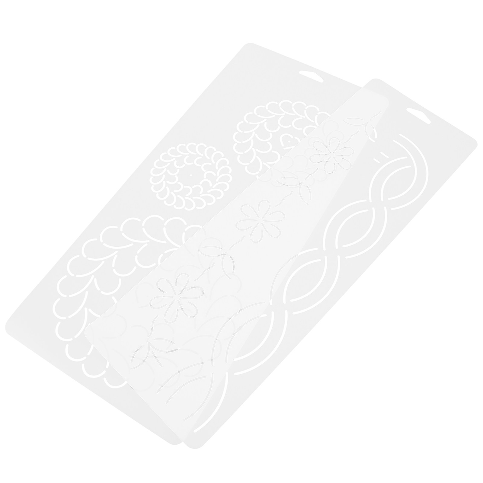 2Pcs Quilting Templates Set Tr - Embroidery Tools 评论和价格