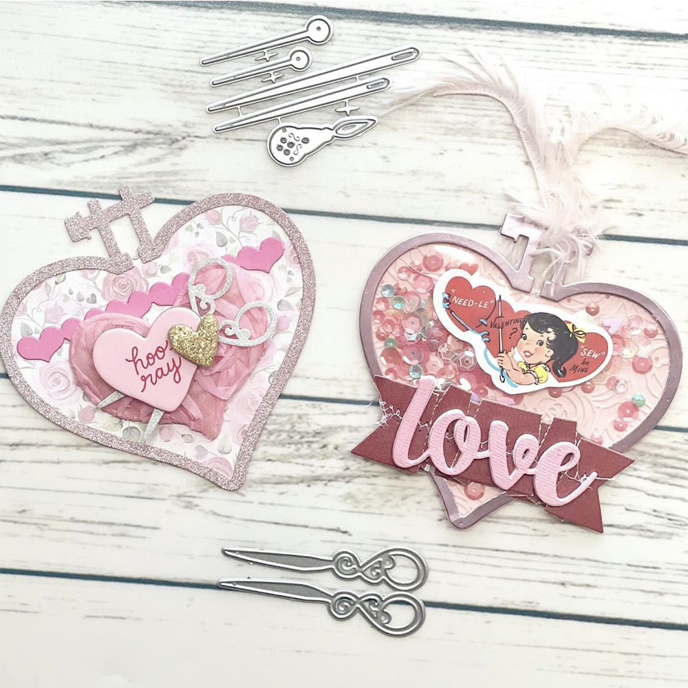 KSCRAFT Heart Embroidery Hoop  - Embroidery Paper 评论和价格