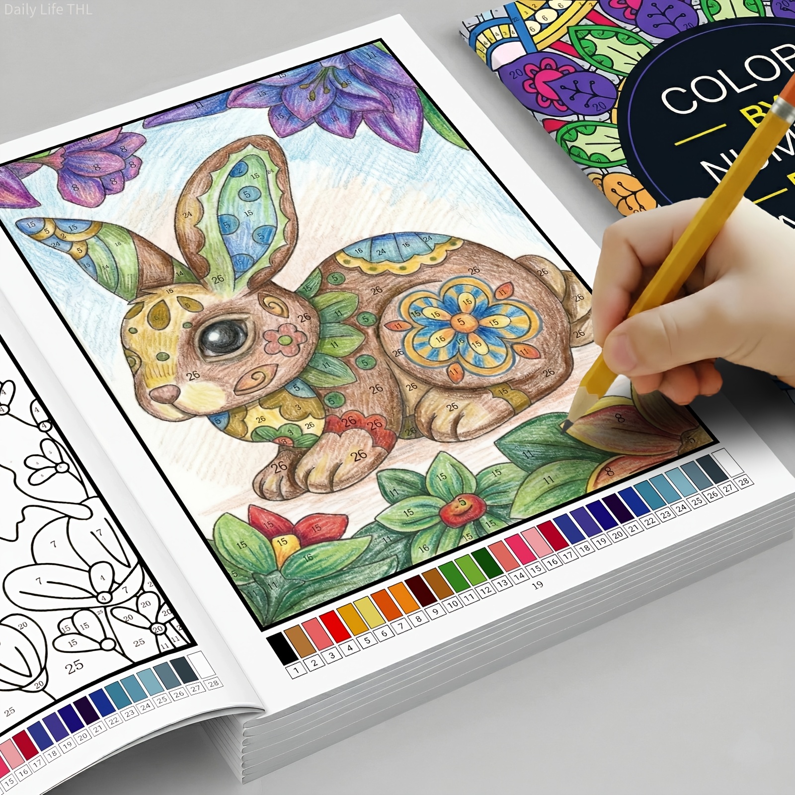 32 Themes Color by Number Book - Embroidery Translate 评论和价格