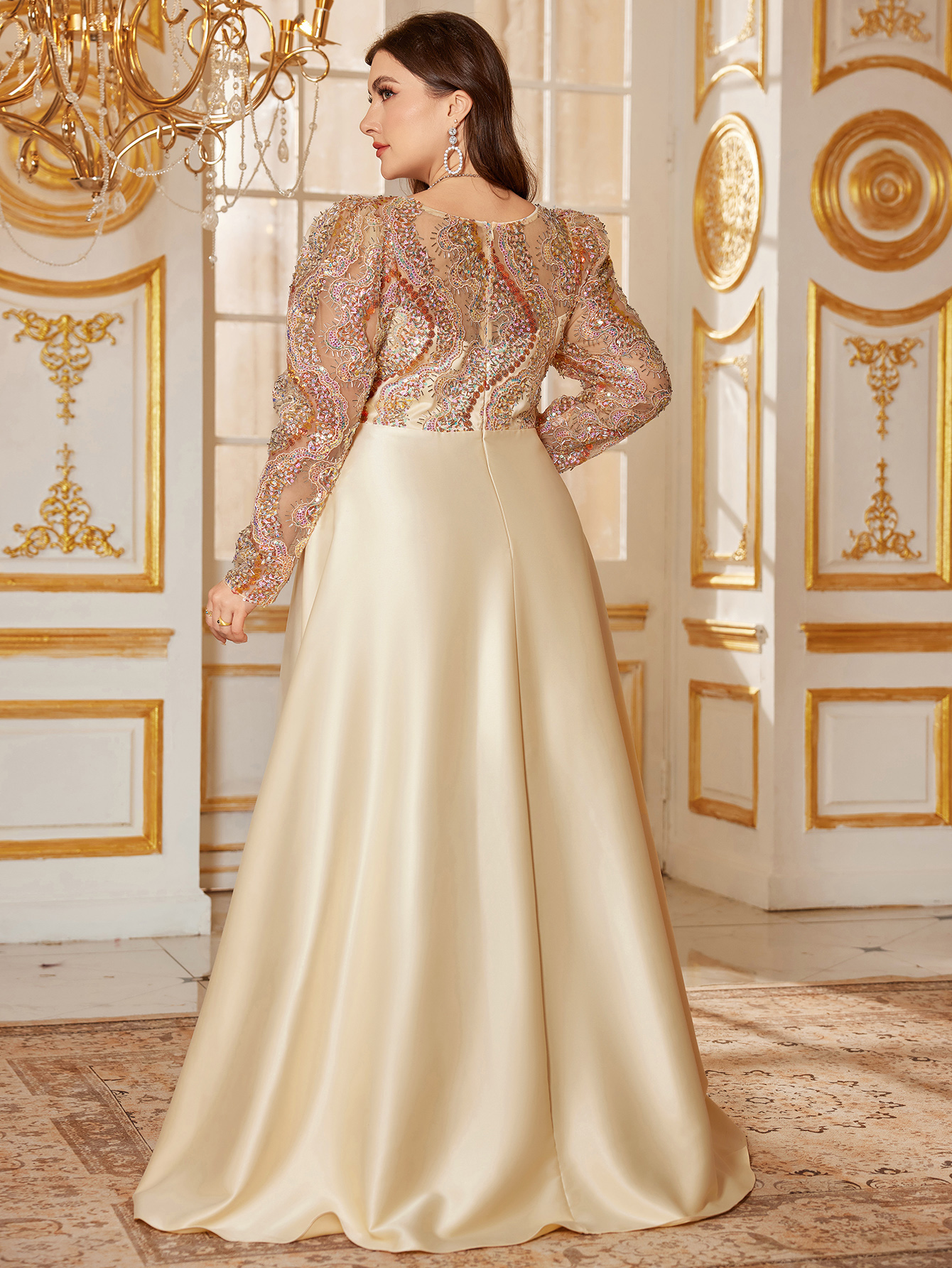 UNITHORSE Gradient Sequin Embr - Embroidery Gradient 评论和价格