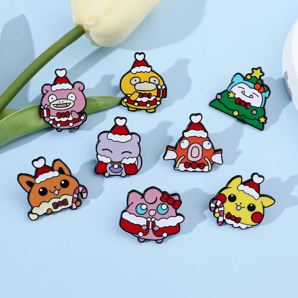 8 Pcs Christmas Slowpoke Brooc - Embroidery Textile 评论和价格