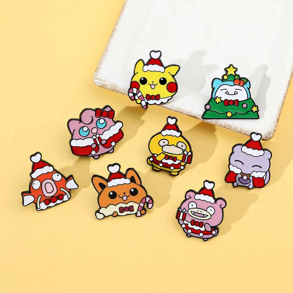 8 Pcs Christmas Slowpoke Brooc - Embroidery Textile 评论和价格