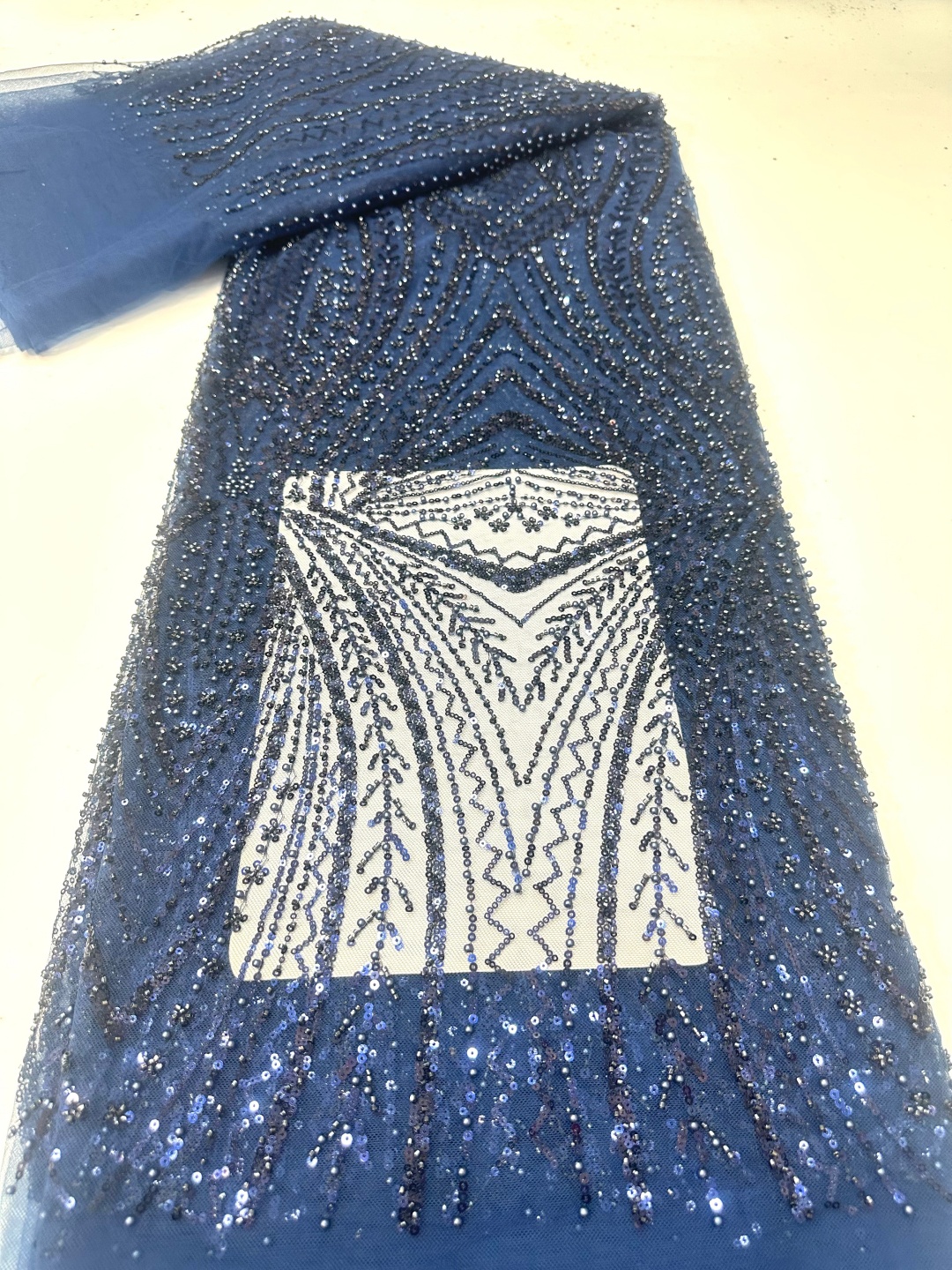 African Lace Fabric Sequins Be - Embroidery Gradient 评论和价格