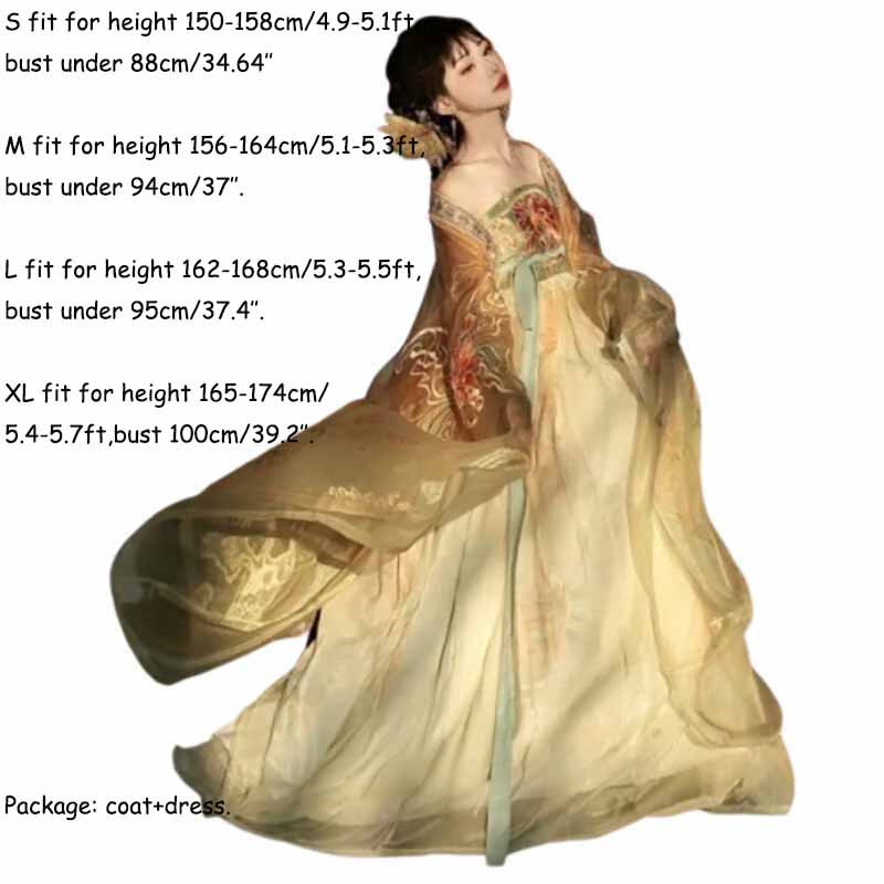 Women's Traditional Chinese Ha - Embroidery Yellow 评论和价格