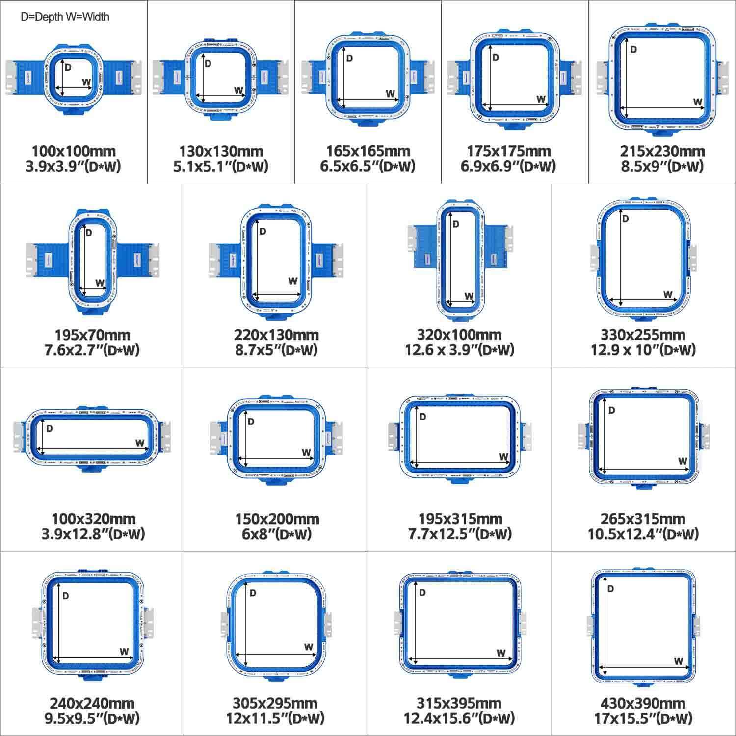 Magnetic Hoops For Ricoma TC15 - Embroidery Hoop Plastic 评论和价格