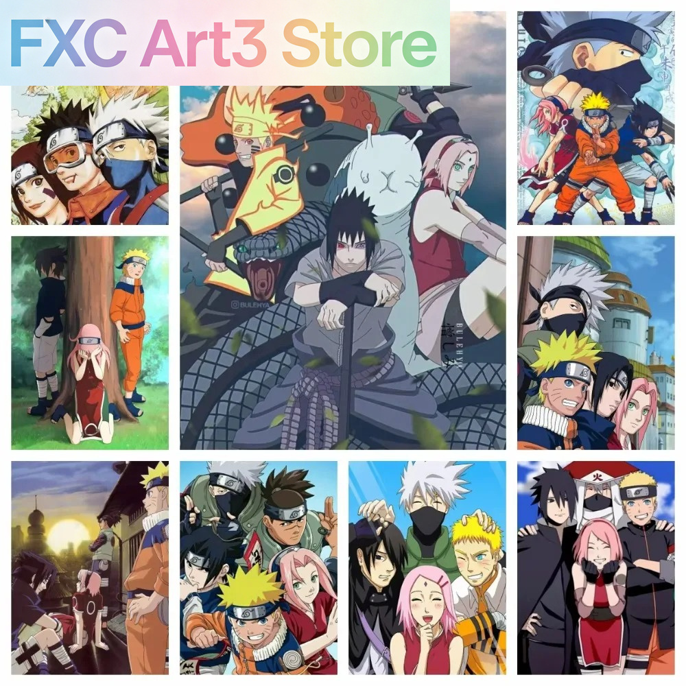 Frameless 1pc Naruto Class Sev - Embroidery Class 评论和价格
