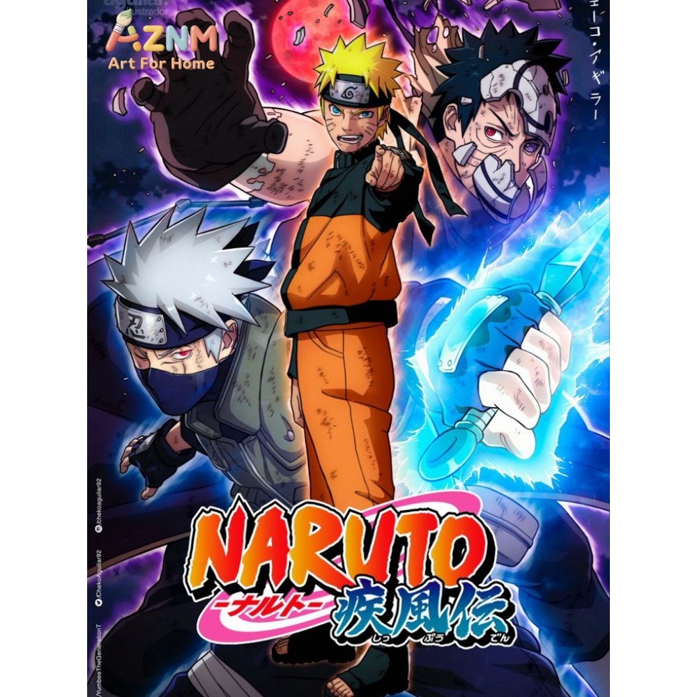 Frameless 1pc Naruto Class Sev - Embroidery Class 评论和价格