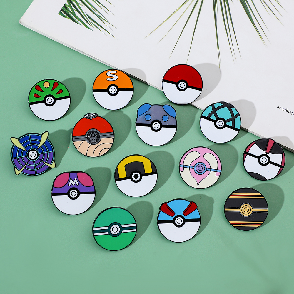 14 Pcs Cartoon Brooch Minimali - Embroidery Textile 评论和价格